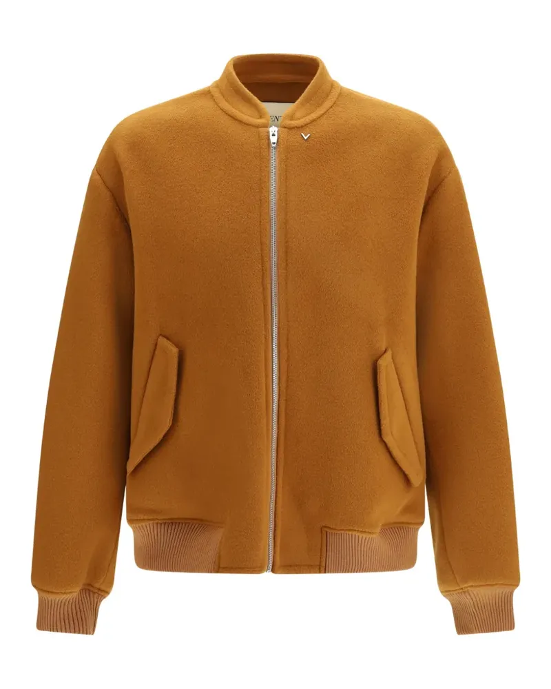 Valentino Garavani VLogo Jacke mit Reißverschluss - Braun Braun