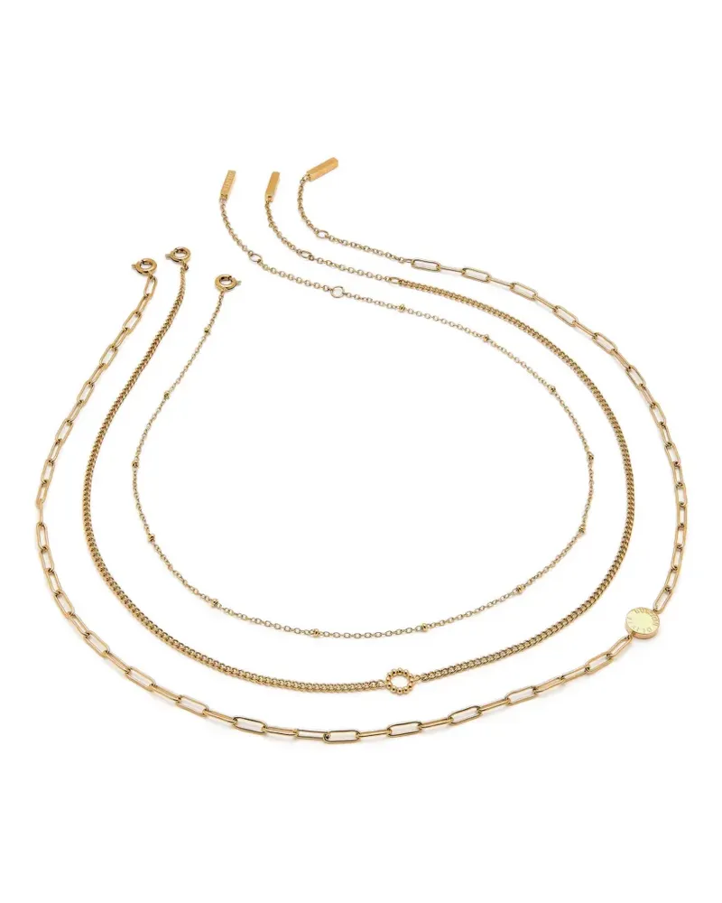 Olivia Burton Illusion Stacking necklace set - Gold Gold