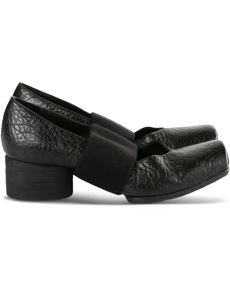 Uma Wang Ballerina leather pumpd - Schwarz Schwarz