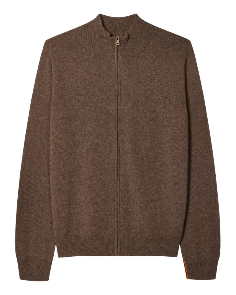 Paul Smith Mittelbrauner Cardigan aus Kaschmir Braun