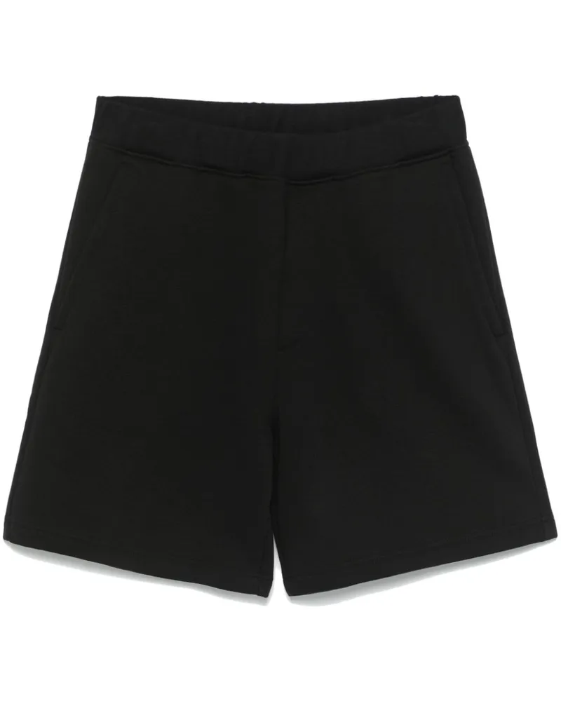 Dsquared2 Shorts mit gummiertem Logo - Schwarz Schwarz