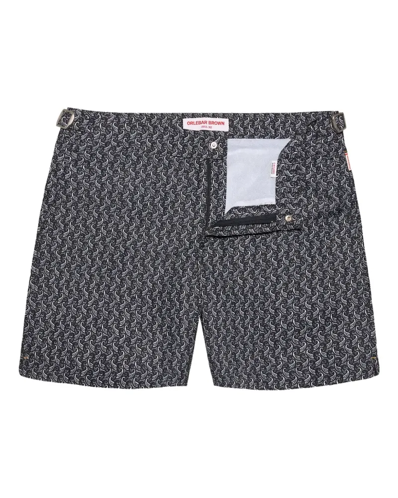 Orlebar Brown paisley swim shorts - Blau Blau