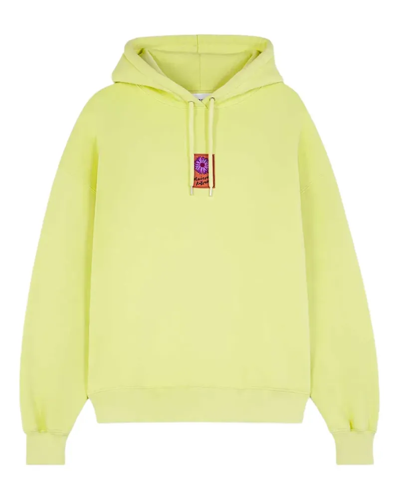 Kitsuné Hoodie mit Kordelzug - Gelb Gelb