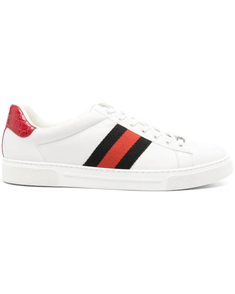 Gucci Ace Sneakers mit Webstreifen - Weiß Weiß