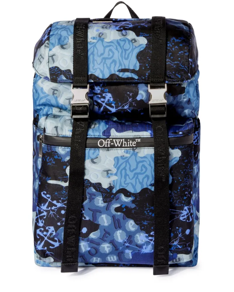 OFF-WHITE Outdoor Rucksack Blau