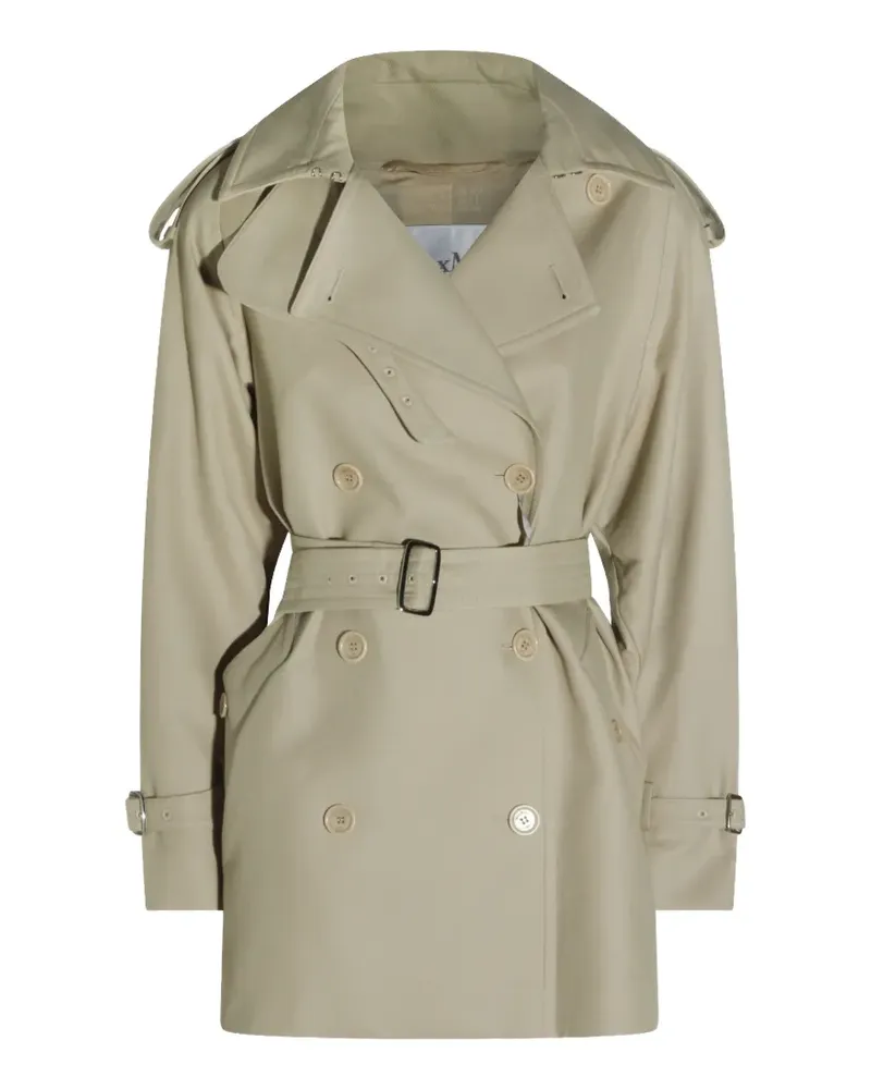 Max Mara double-breasted belted coat - Nude Nude