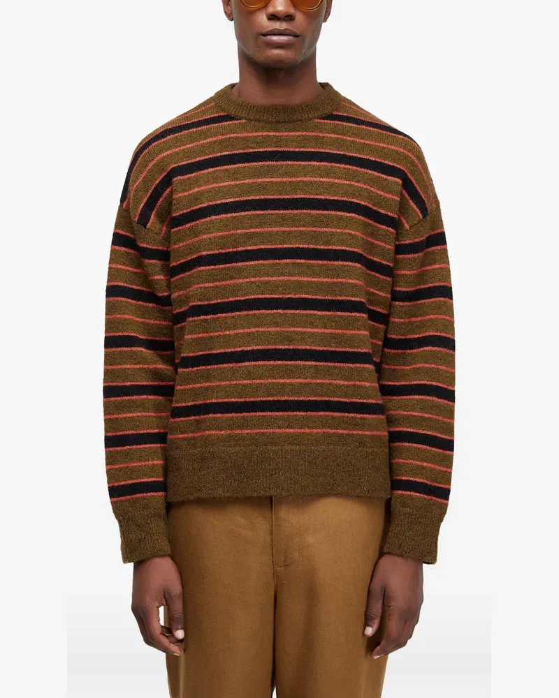 Osklen Gestreifter Pullover - Braun Braun