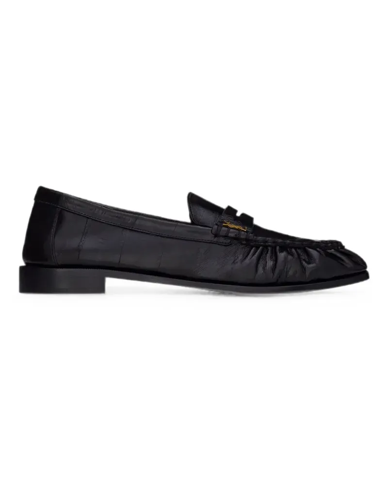 Saint Laurent Le Loafers supple in eel - Schwarz Schwarz