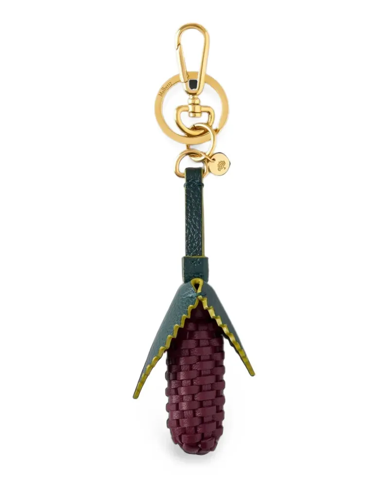 Mulberry woven-design fruit-shape keyring - Violett Violett