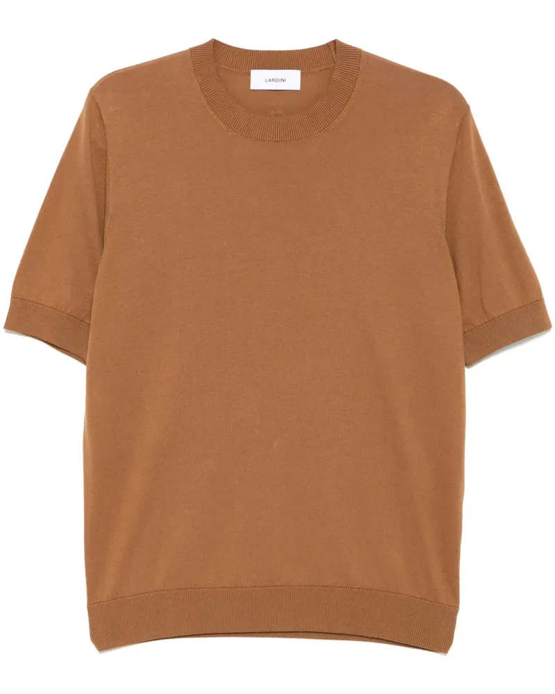 LARDINI Klassisches T-Shirt - Braun Braun