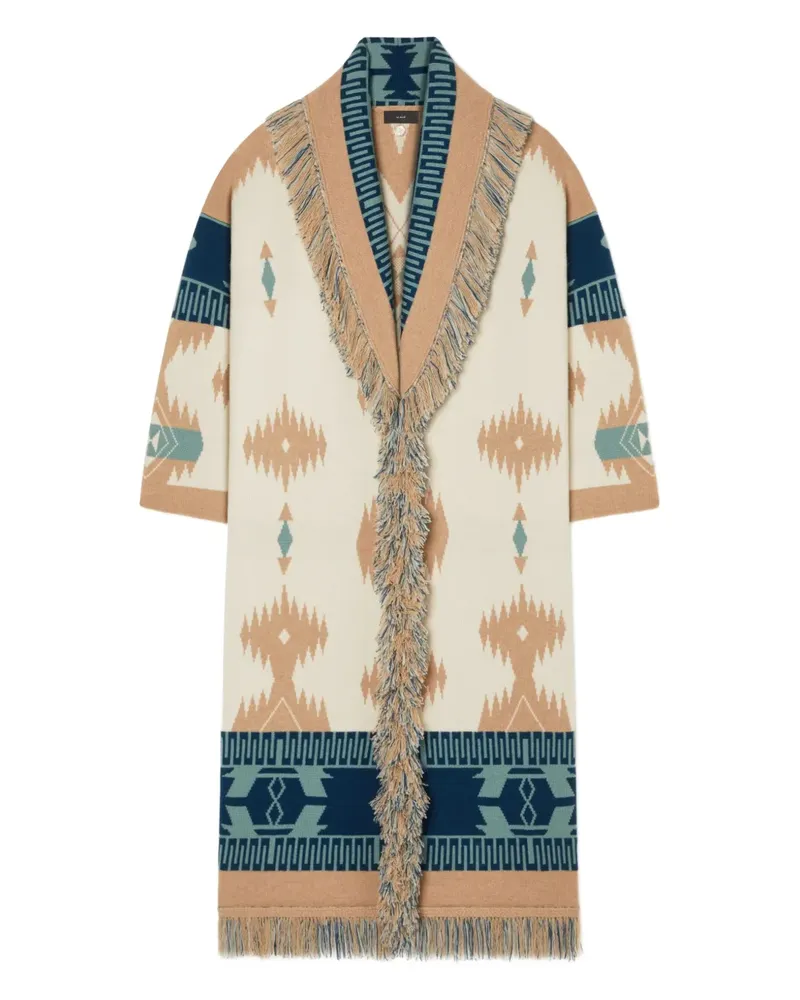 Alanui Icon Mantel mit Fransen - Nude Nude