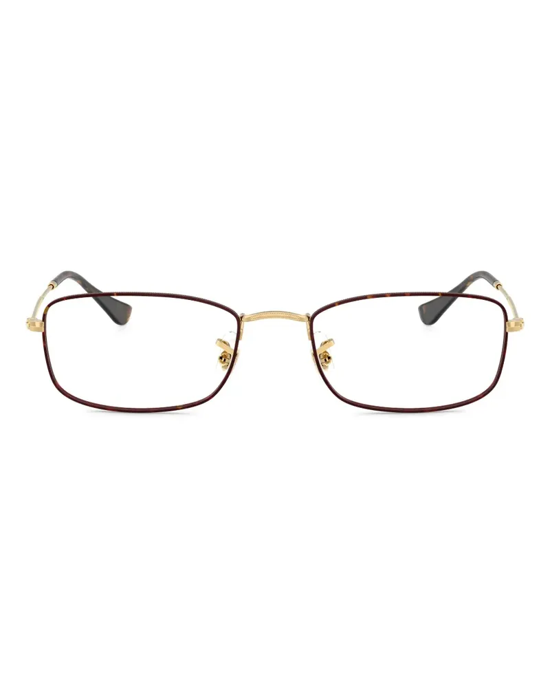 Ray Ban Brille mit eckigem Gestell - Schwarz Schwarz