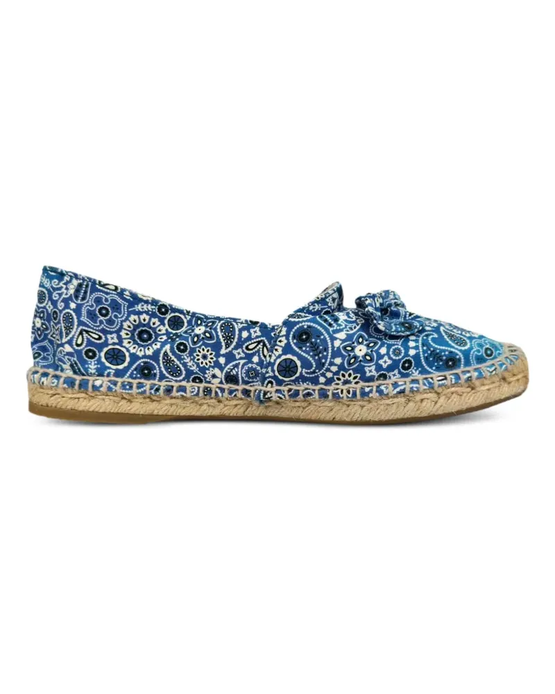 Charlotte Olympia Bandana Espadrilles mit Schleife - Blau Blau
