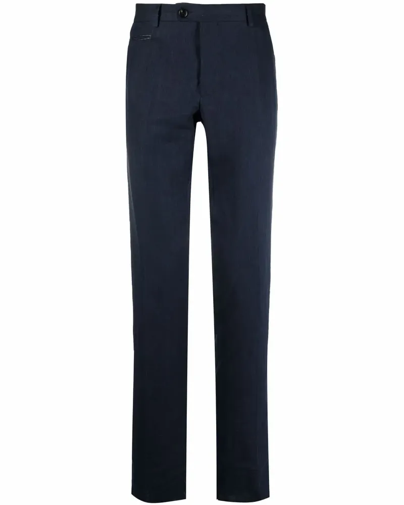 Billionaire Klassische Slim-Fit-Hose - Blau Blau