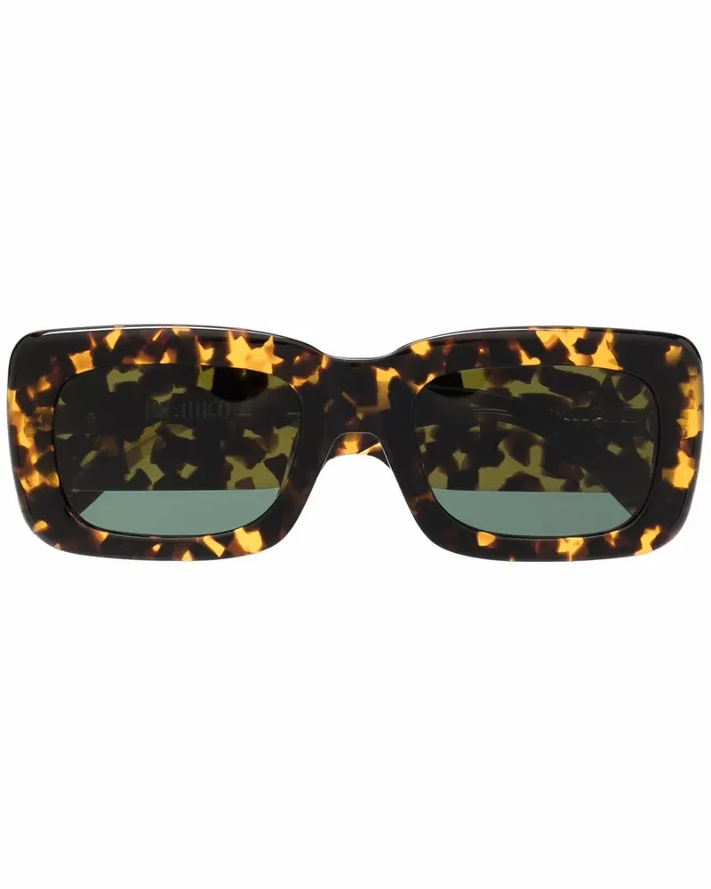 Linda Farrow x The Attico Mafra Sonnenbrille in Schildpattoptik - Braun Braun