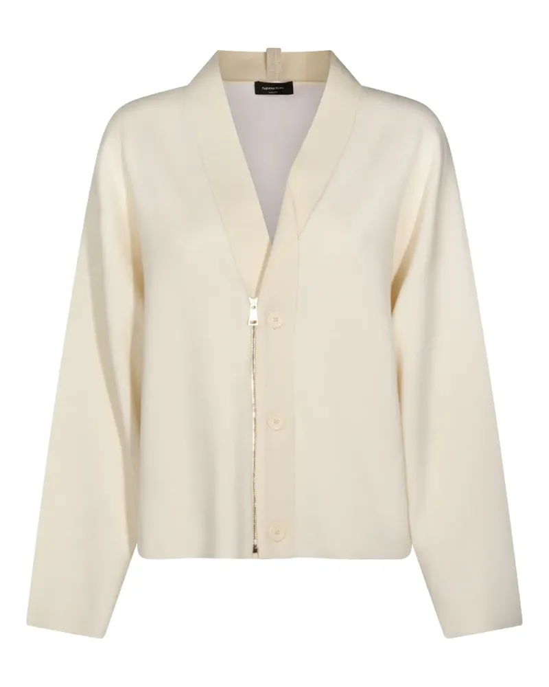 Fabiana Filippi Cardigan mit Reißverschluss - Nude Nude
