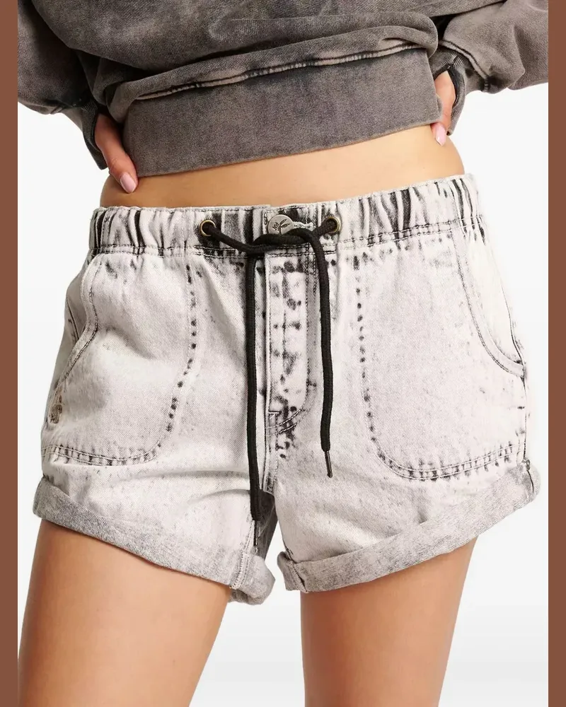 One Teaspoon elasticated waistband shorts - Grau Grau