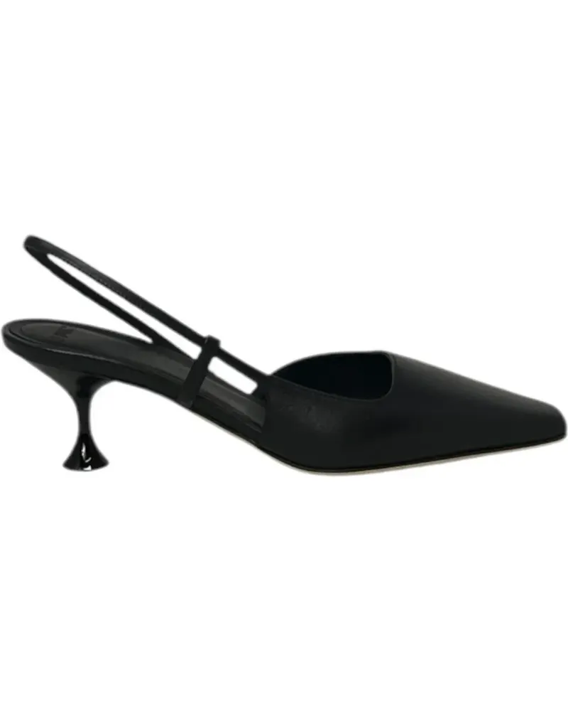 3JUIN Kira Slingback-Pumps 55mm - Schwarz Schwarz