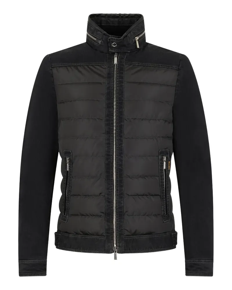 MOORER Gesteppte Jacke mit Reißverschluss - Schwarz Schwarz