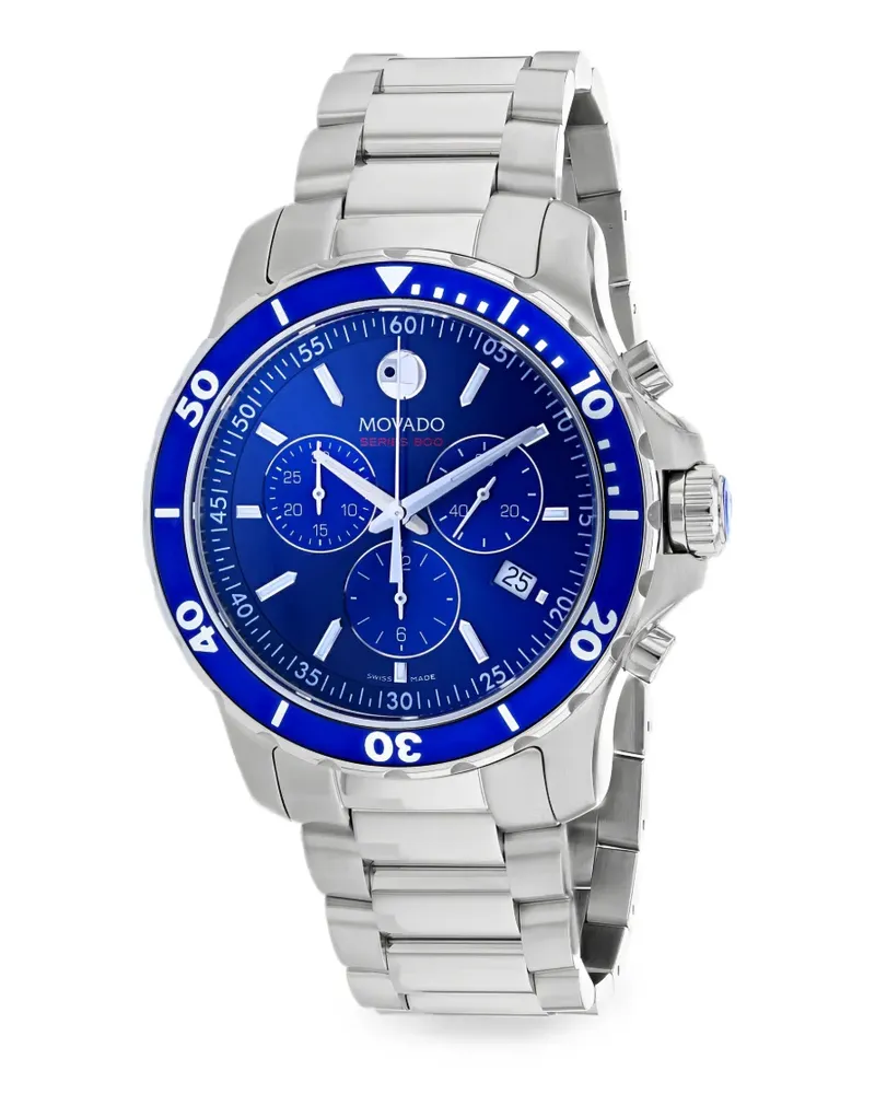 Movado Series 800 chronograph watch - Blau Blau