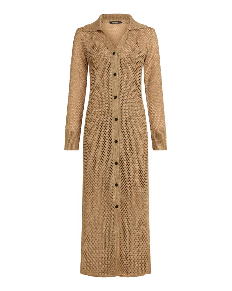 Karl Lagerfeld Gehäkeltes Minikleid - Nude Nude