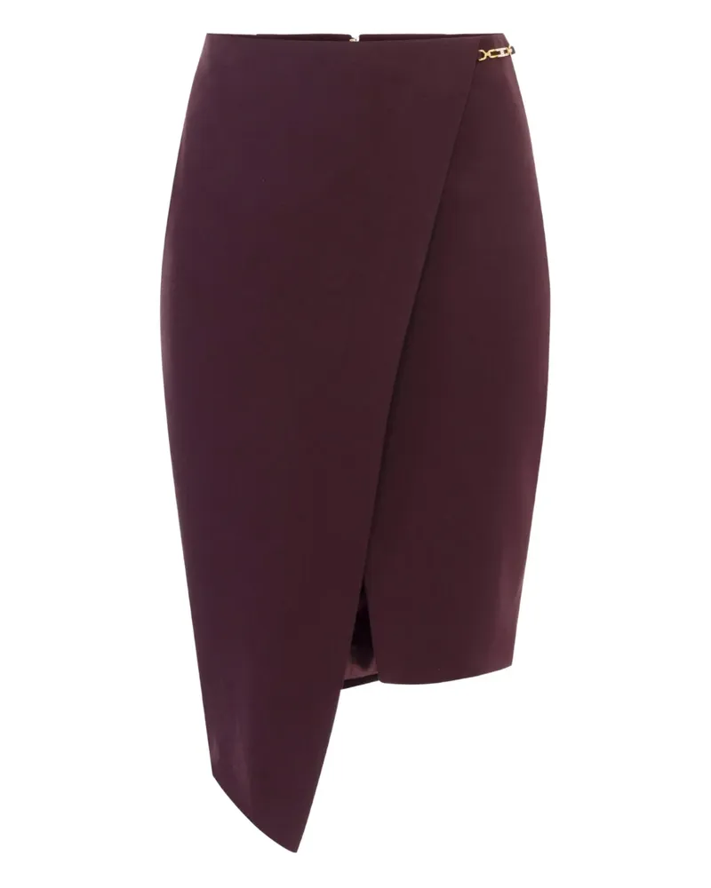 Elisabetta Franchi Asymmetrischer Rock - Rot Rot