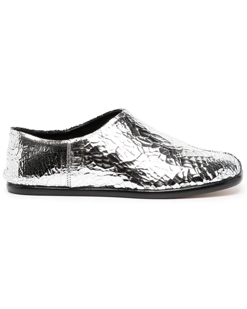 Maison Margiela Tabi Babouche Schuhe mit Spiegeleffekt - Silber Silber