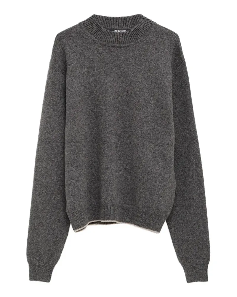 Jacquemus wool and silk sweater - Grau Grau