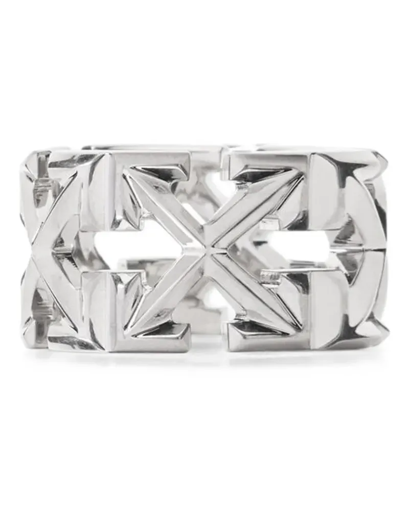 OFF-WHITE Arrow openwork ring - Silber Silber