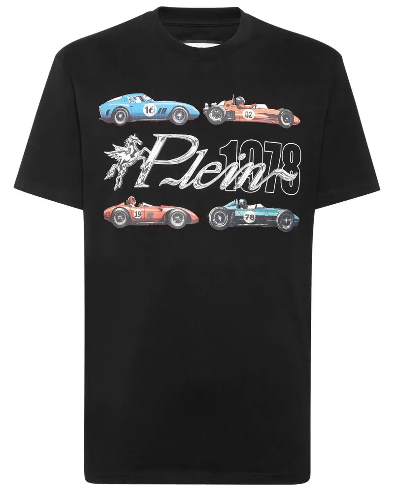 Philipp Plein T-Shirt mit grafischem Print - Schwarz Schwarz
