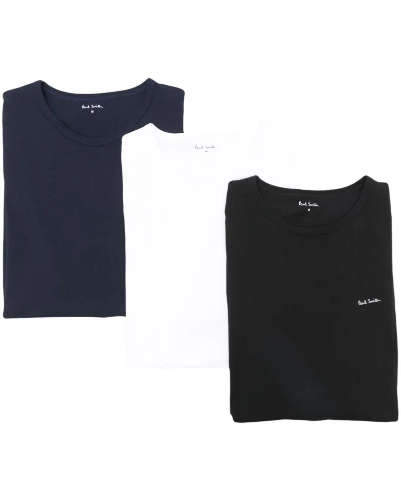 Paul Smith Set aus drei T-Shirts mit Logo-Print - Schwarz Schwarz
