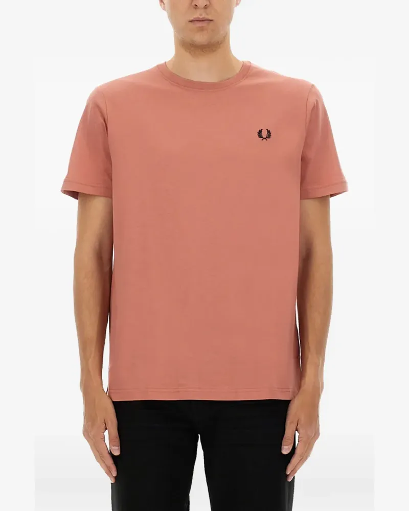 Fred Perry logo-motif T-shirt - Rosa Rosa