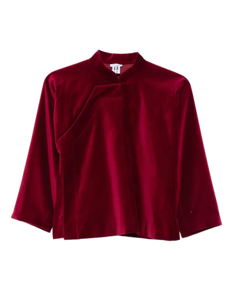 Comme des Garçons Bluse mit Stehkragen - Rot Rot