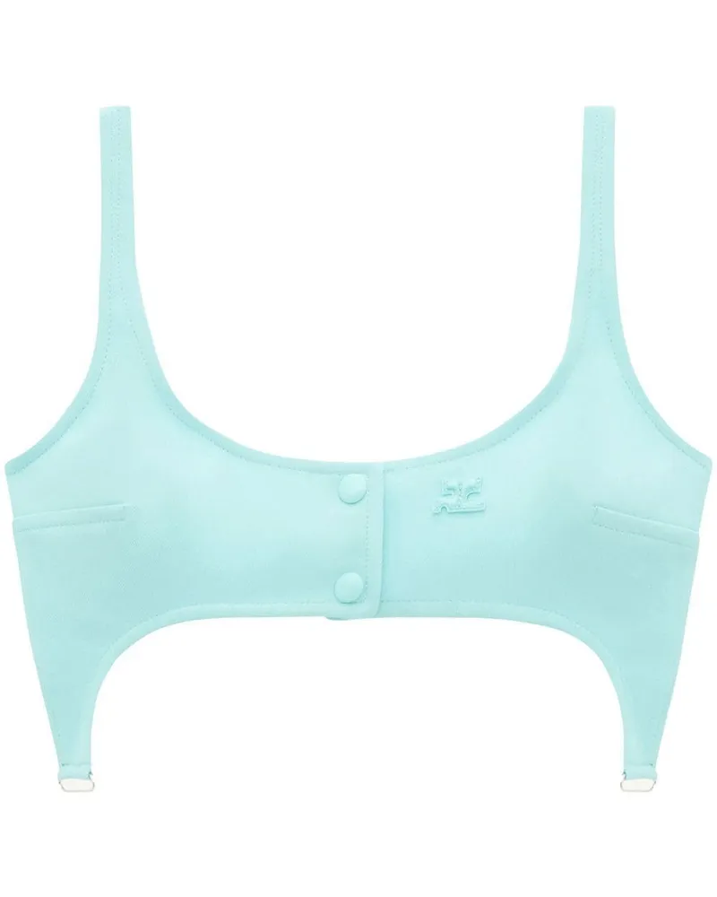Courrèges Bretelles BH - Blau Blau