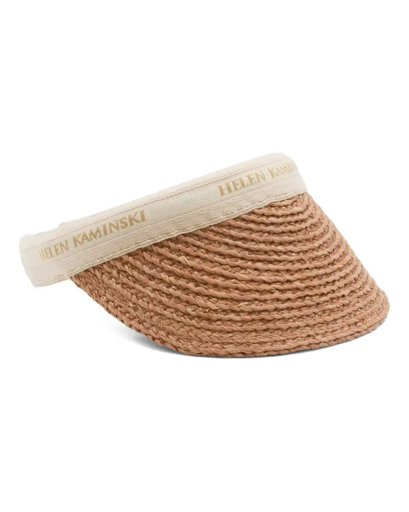 Helen Kaminski Bianca 8 logo visor - Nude Nude