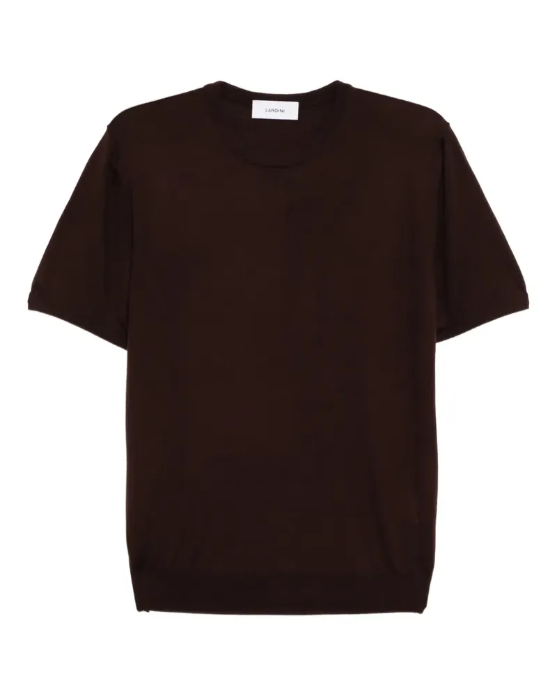 LARDINI T-Shirt aus Wolle - Braun Braun