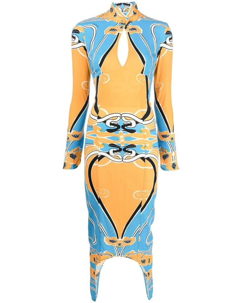 Patou Rückenfreies Jacquard-Kleid - Orange Orange