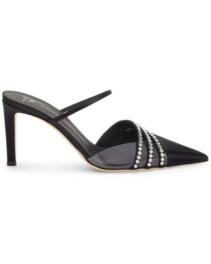 Giuseppe Zanotti Audrine Mules 85mm - Schwarz Schwarz