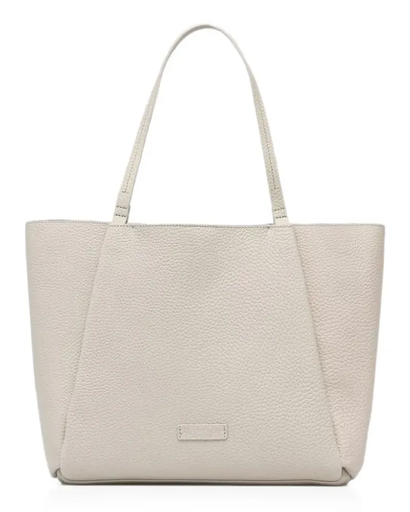 Marc O'Polo Mittelgroße Tote Bag aus Leder - Nude Nude