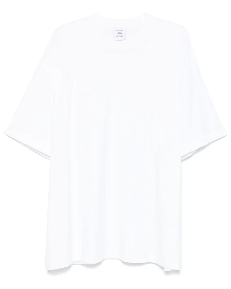 VETEMENTS Umgekehrtes T-Shirt - Weiß Weiß
