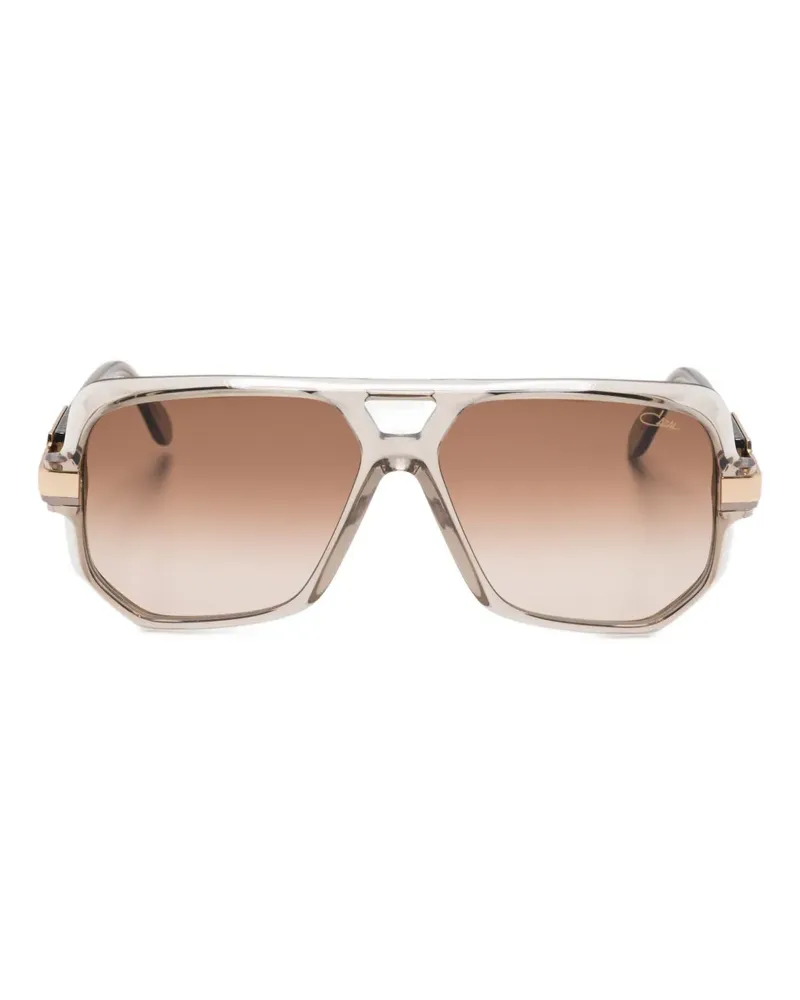 CAZAL Sonnenbrille mit geometrischem Gestell - Braun Braun