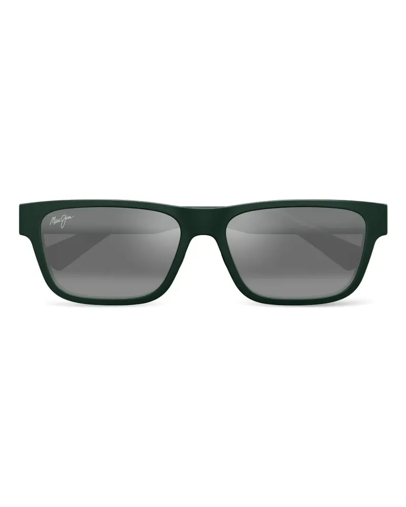 Maui Jim MJ0628S Sonnenbrille mit eckigem Gestell - Schwarz Schwarz