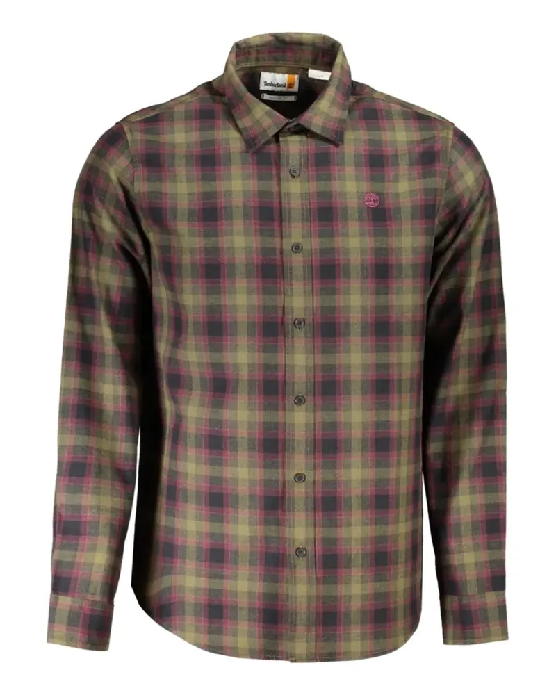 Timberland plaid long-sleeve shirt - Grün Grün