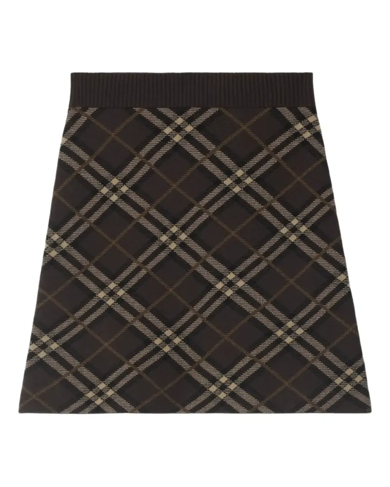 Burberry Minirock mit Check-Muster - Braun Braun