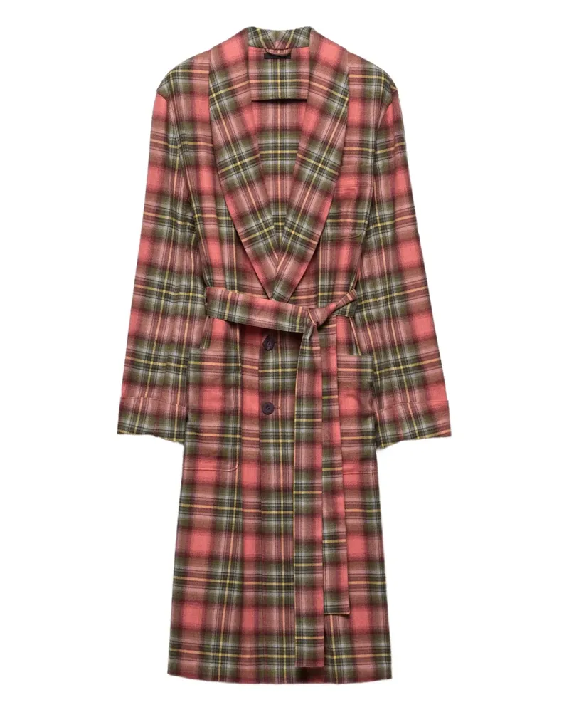 Prada Einreihiger Mantel - Rosa Rosa