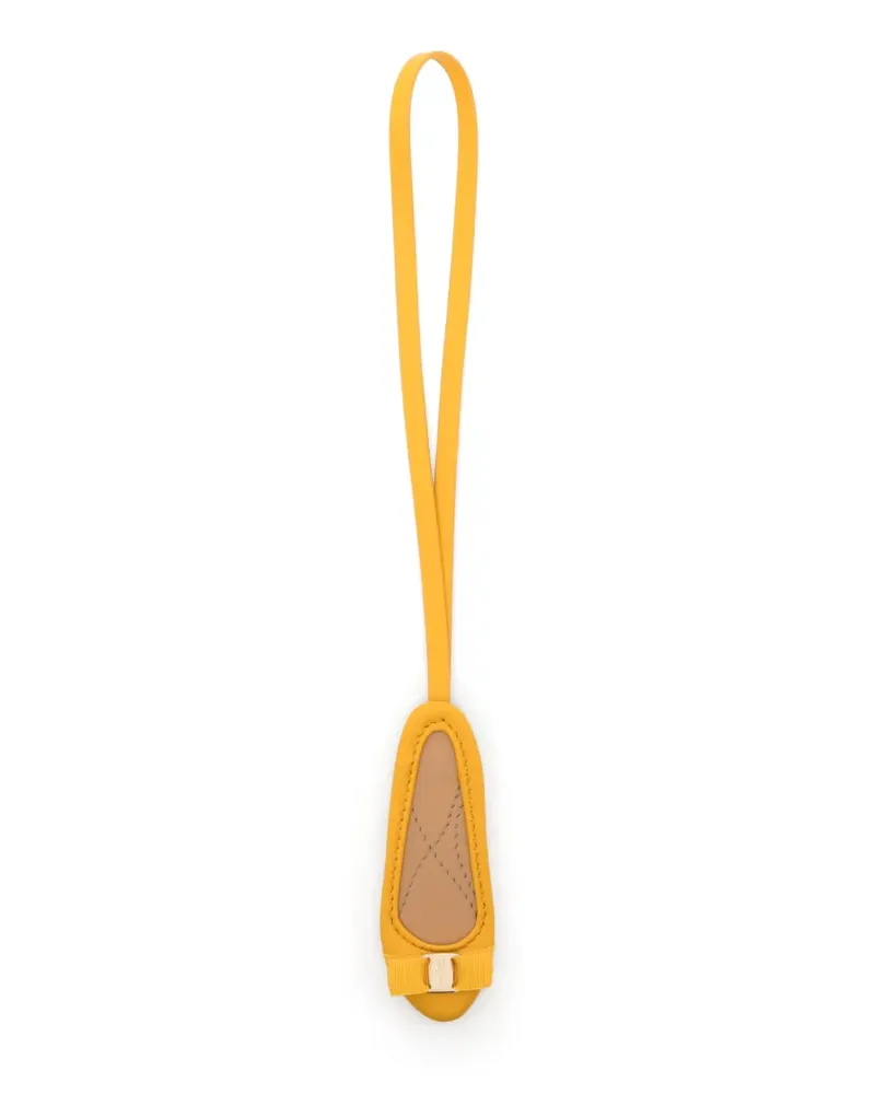 Ferragamo ballet-flats-motif keyring - Gelb Gelb