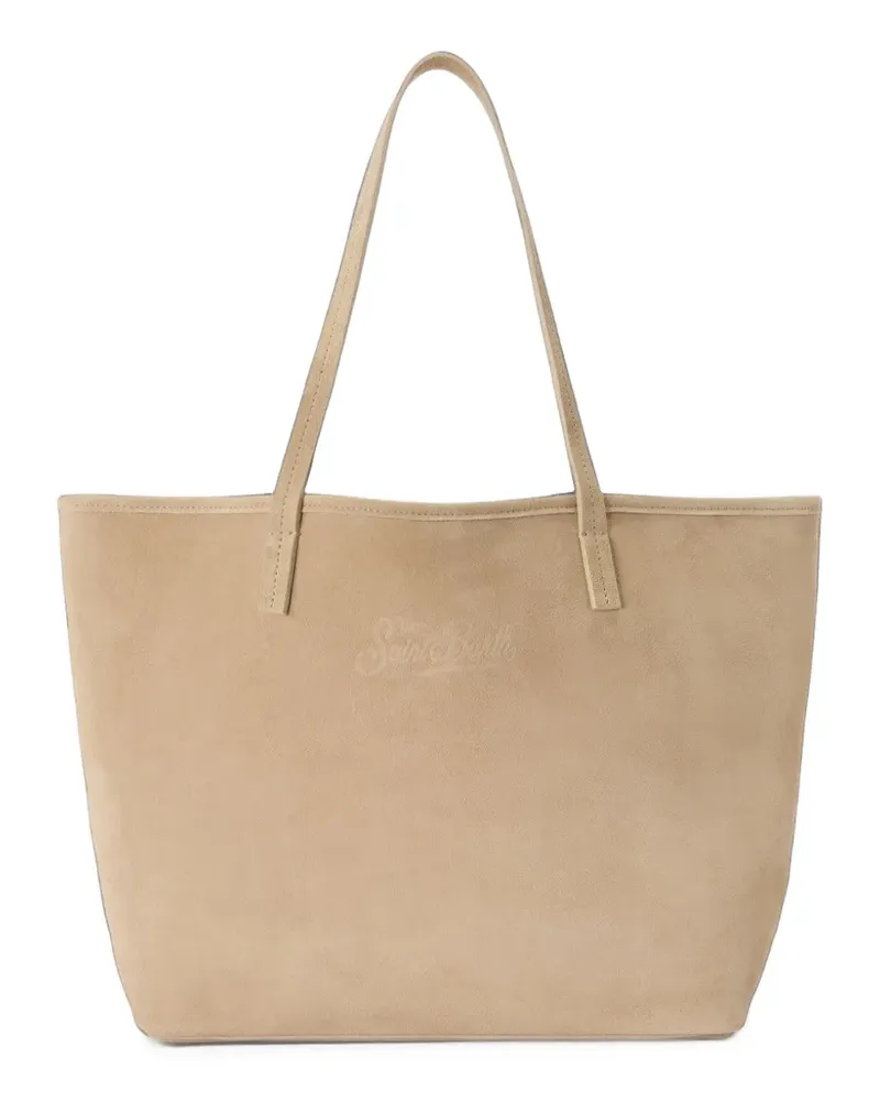 MC2 Saint Barth City Tasche aus Wildleder - Nude Nude