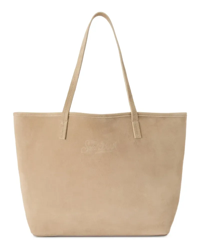MC2 Saint Barth City Tasche aus Wildleder - Nude Nude