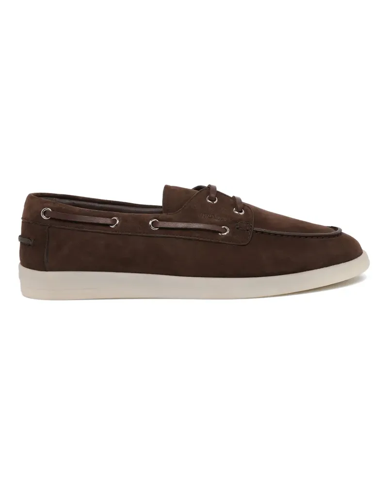 Prada lace-up boat shoes - Braun Braun