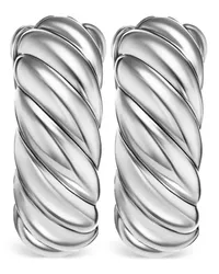 David Yurman Sculpted Cable Creolen aus Sterlingsilber Silber